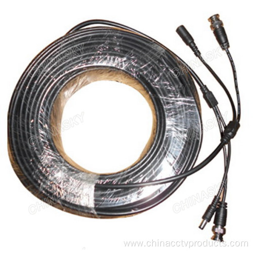 Pre-made Siamese Cable For analog cameras 5M